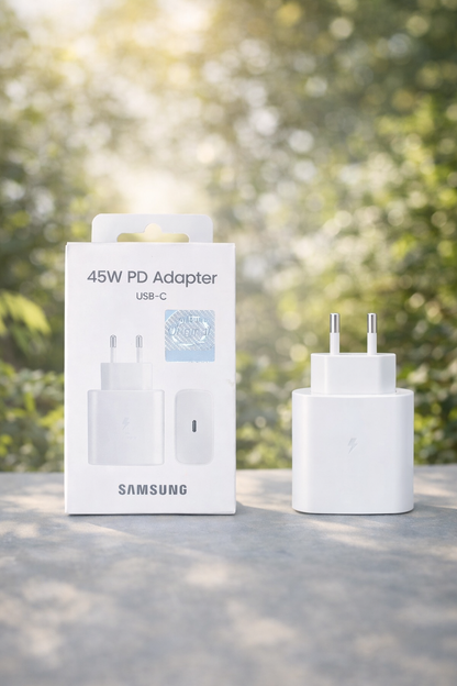 Samsung 45W Super Fast Charger USB-C PD Adapter for Galaxy Devices