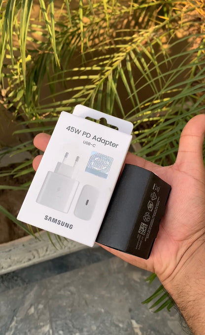 Samsung 45W Super Fast Charger USB-C PD Adapter for Galaxy Devices