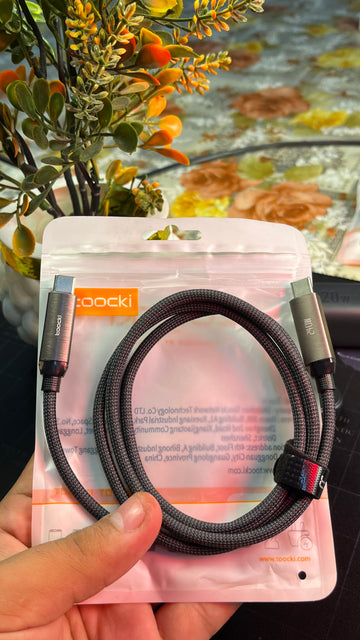 Toocki 240W Type-C to Type-C Fast Charging Cable – 1 Meter