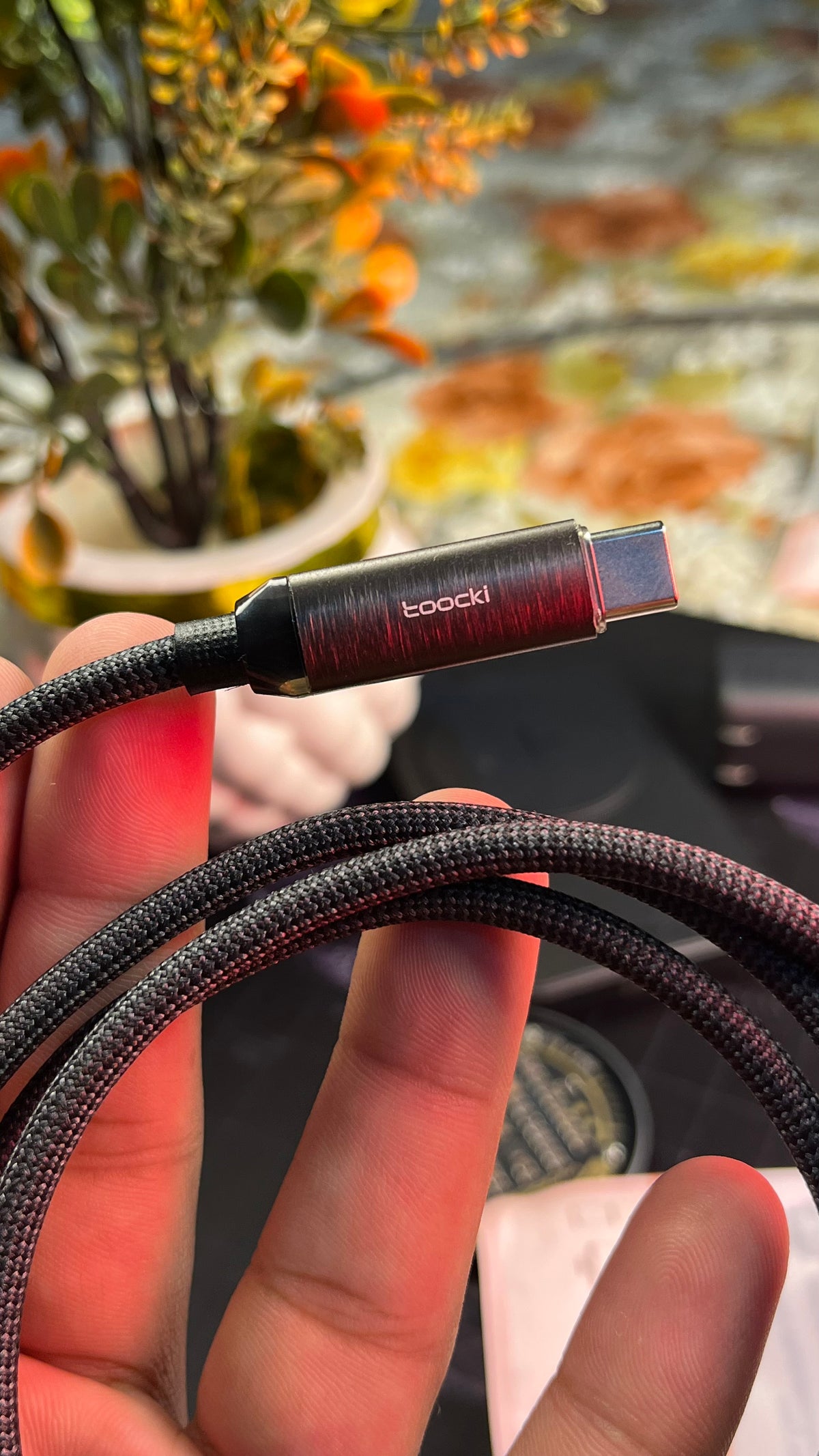 Toocki 240W Type-C to Type-C Fast Charging Cable – 1 Meter