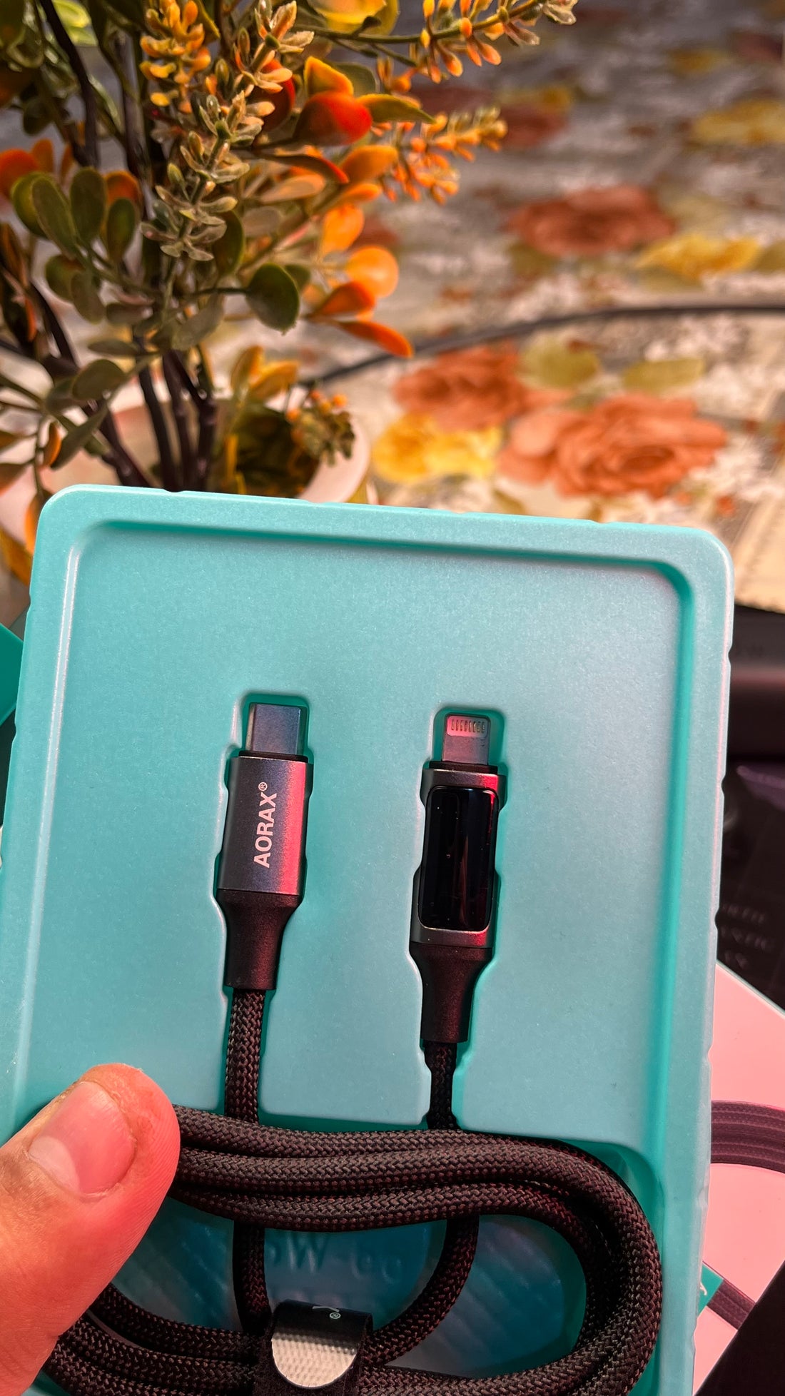 AORAX 27W Type-C to Lightning Fast Charging Cable – 1 Meter