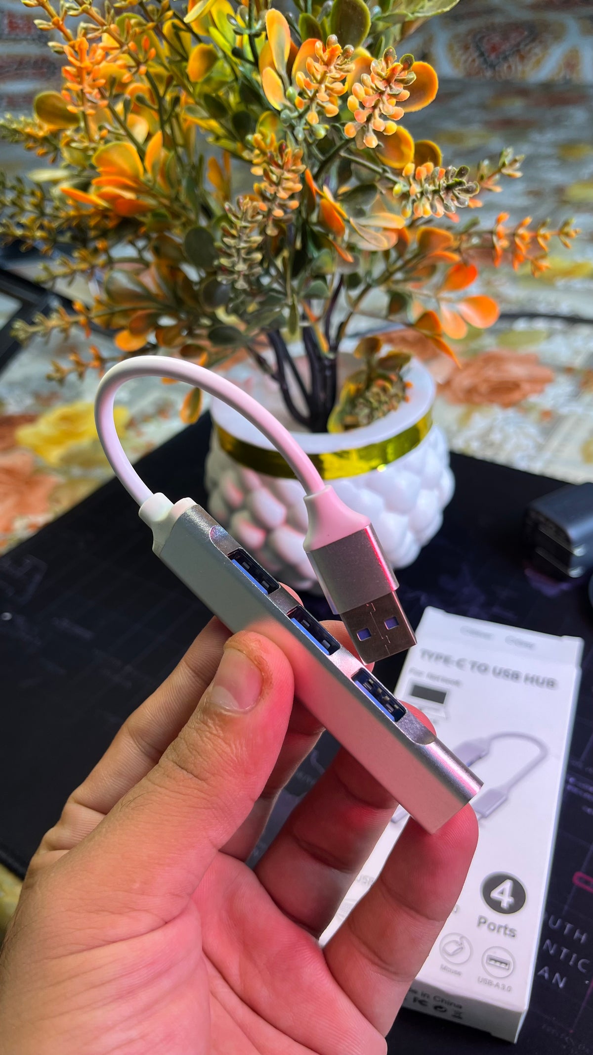 USB to USB Hub – 4 Port USB Adapter