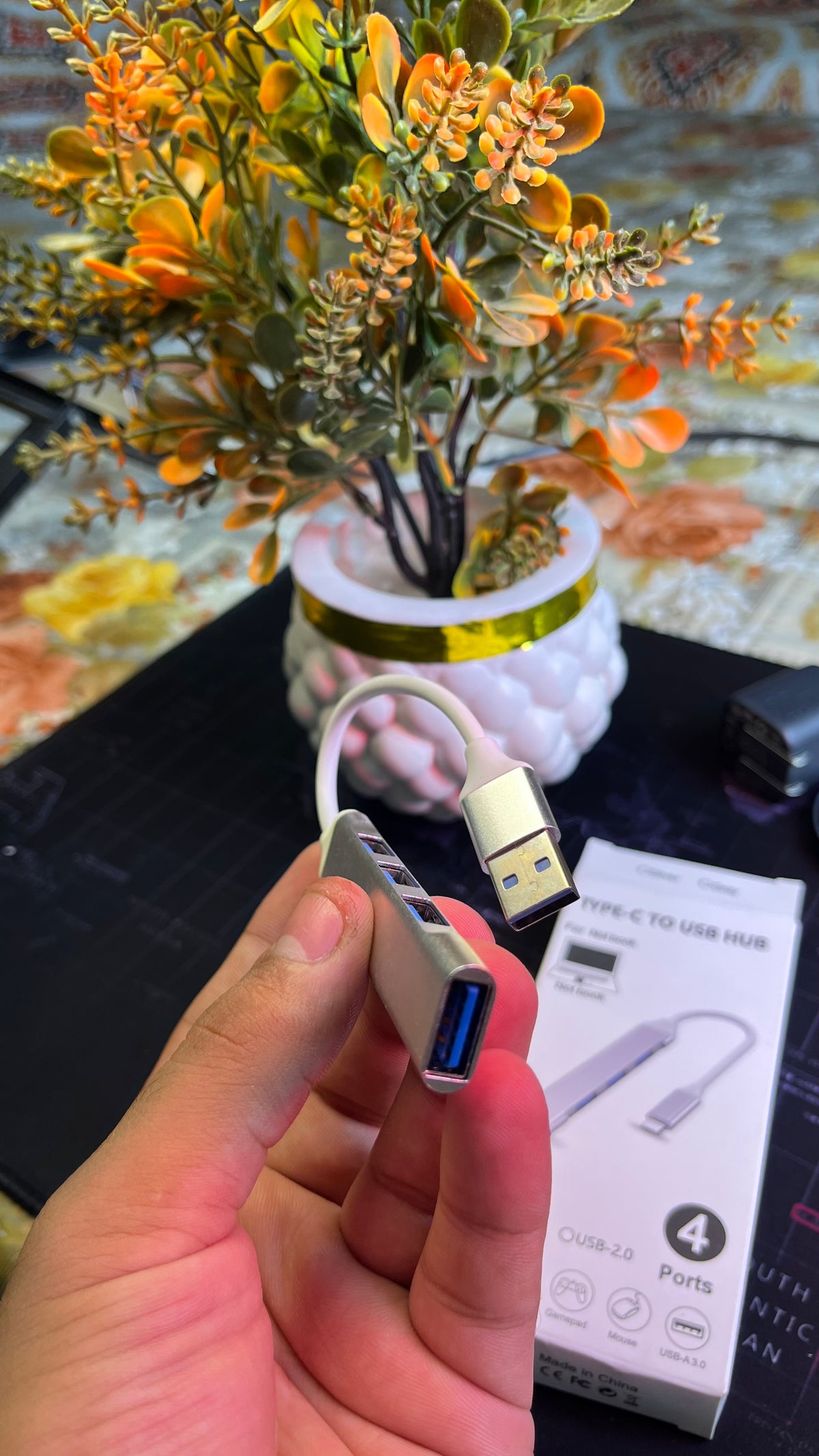USB to USB Hub – 4 Port USB Adapter