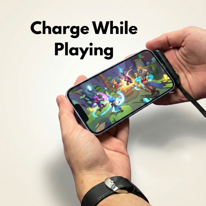 The Viral 240W Type C to C Cable with 360 Degree Aluminum Stand