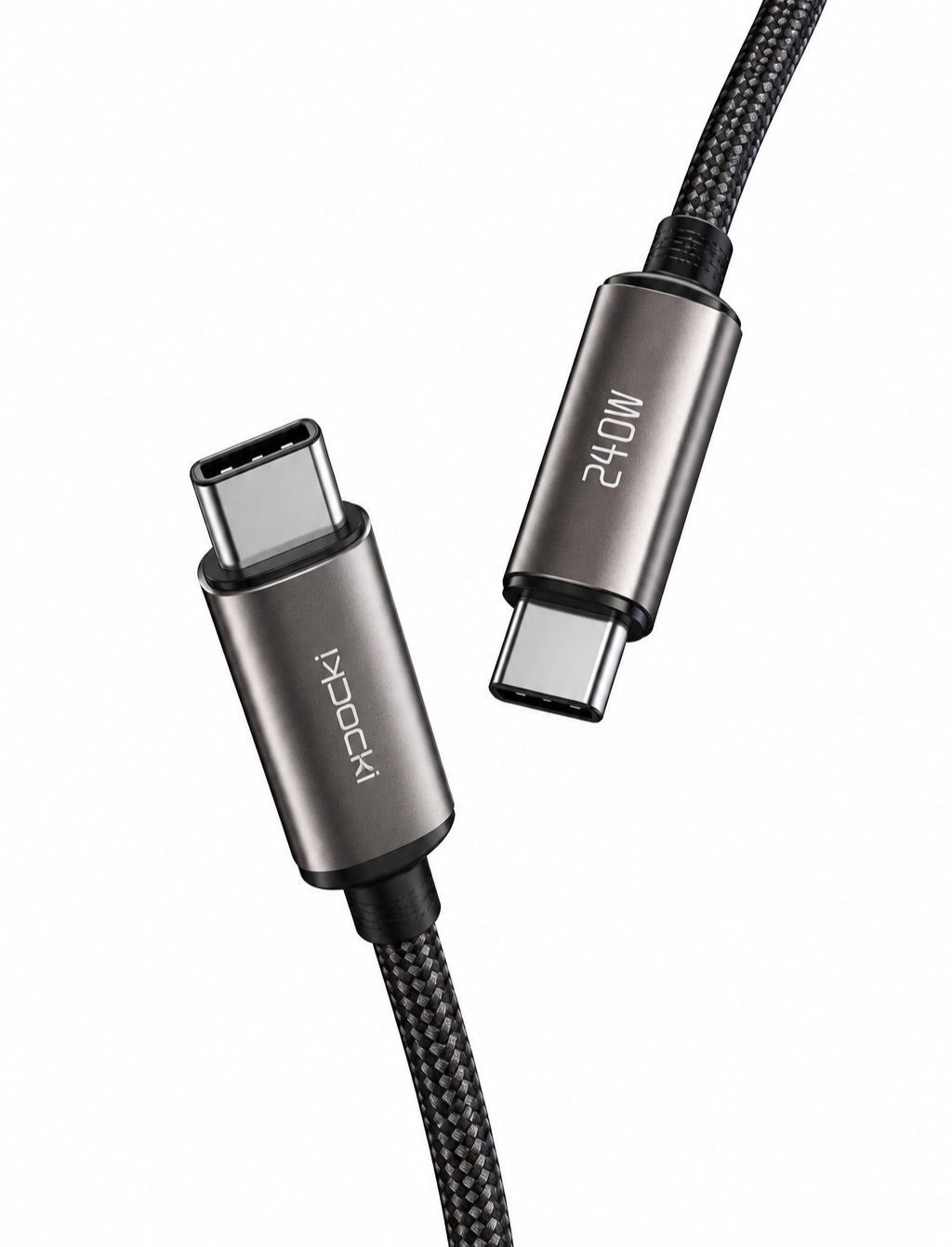 TOOCKI USB C Cable 2 Meter 240W Fast Charging Cable for iPhone, iPad, MacBook, Laptop, 4K Screen Monitoring & 480Mbps Data Transfer